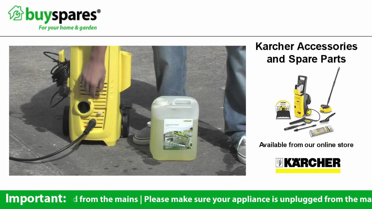 Karcher k2 pressure washer spare parts